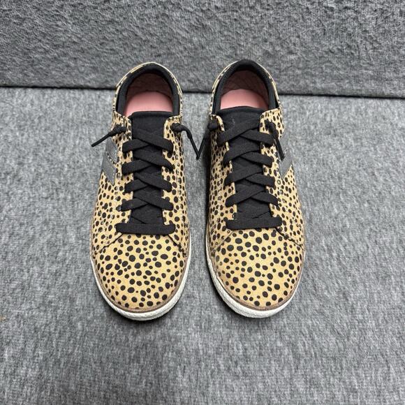 Dr. Scholls Cheetah Leopard Sweet Kicks Sneakers Shoe Lace Ups Womens 6.5 M Slip - Picture 3 of 7